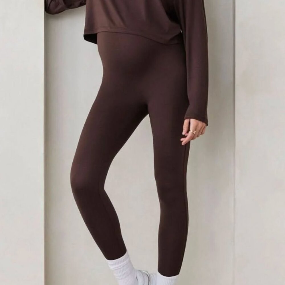 BUMPSUIT The Maternity Legging in Chocolate Size Medium NWT